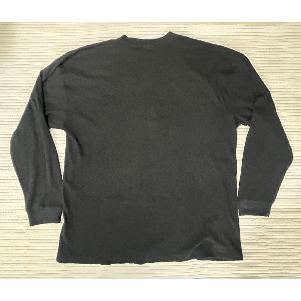 Vtg Members Property Michael Jordan Y2K Waffle Knit Long Sleeve Shirt Mens 3XL - Picture 12 of 12